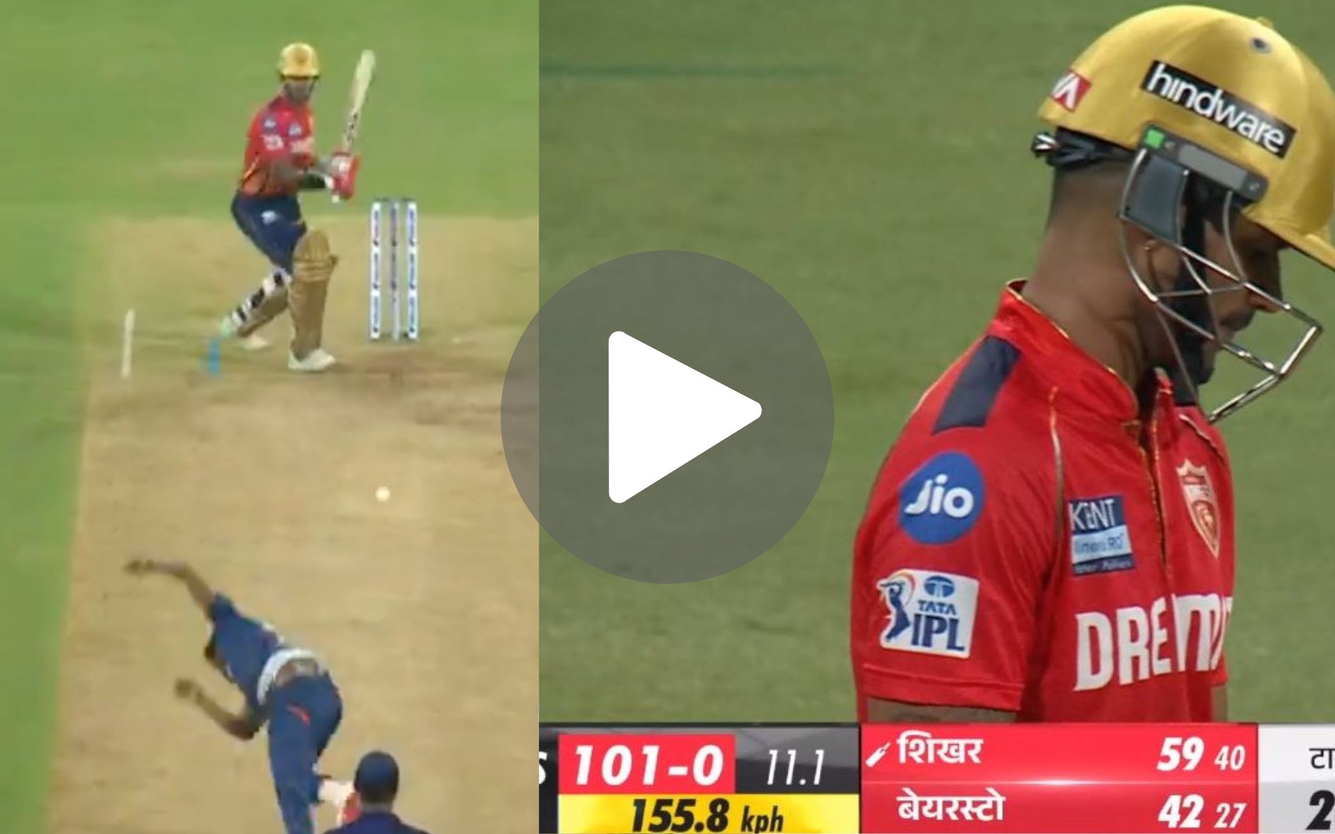 [Watch] 155.8 KPH! Mayank Yadav Bowls The Fastest Ball Of IPL 2024 Against Shikhar Dhawan